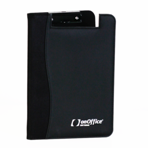 Konferenzmappe mit onOffice Logo