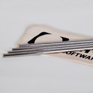 Edelstahl Trinkhalm mit onOffice Aufbewahrungssäckchen