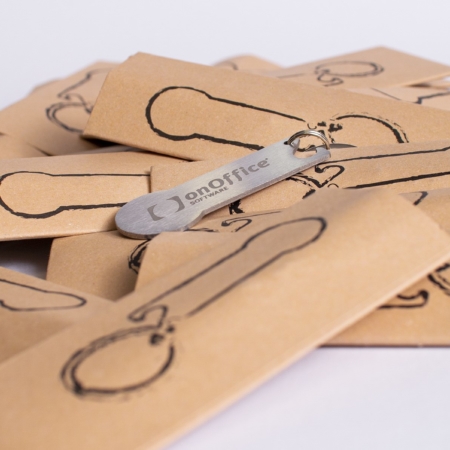 Schlüsselanhänger Einkaufchip & Flaschenöffner