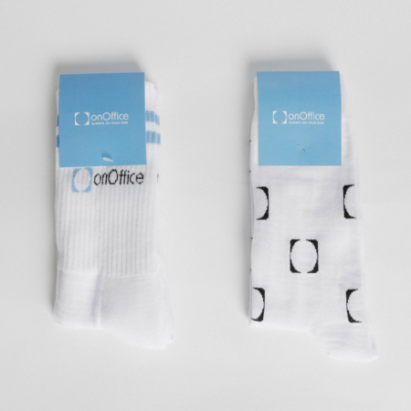 onOffice Socken (blau/weiß)